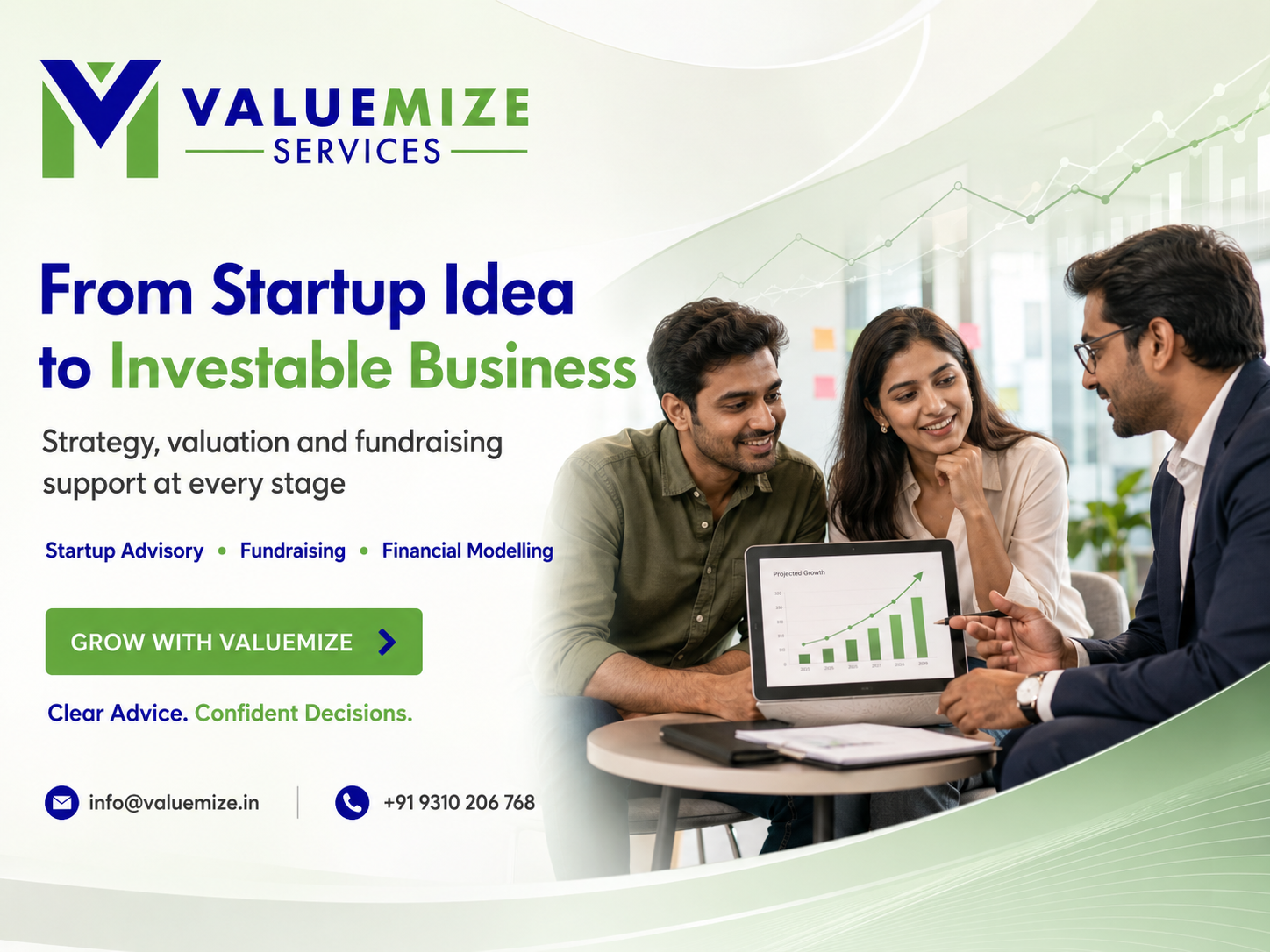 Startup and fundraising advisory services